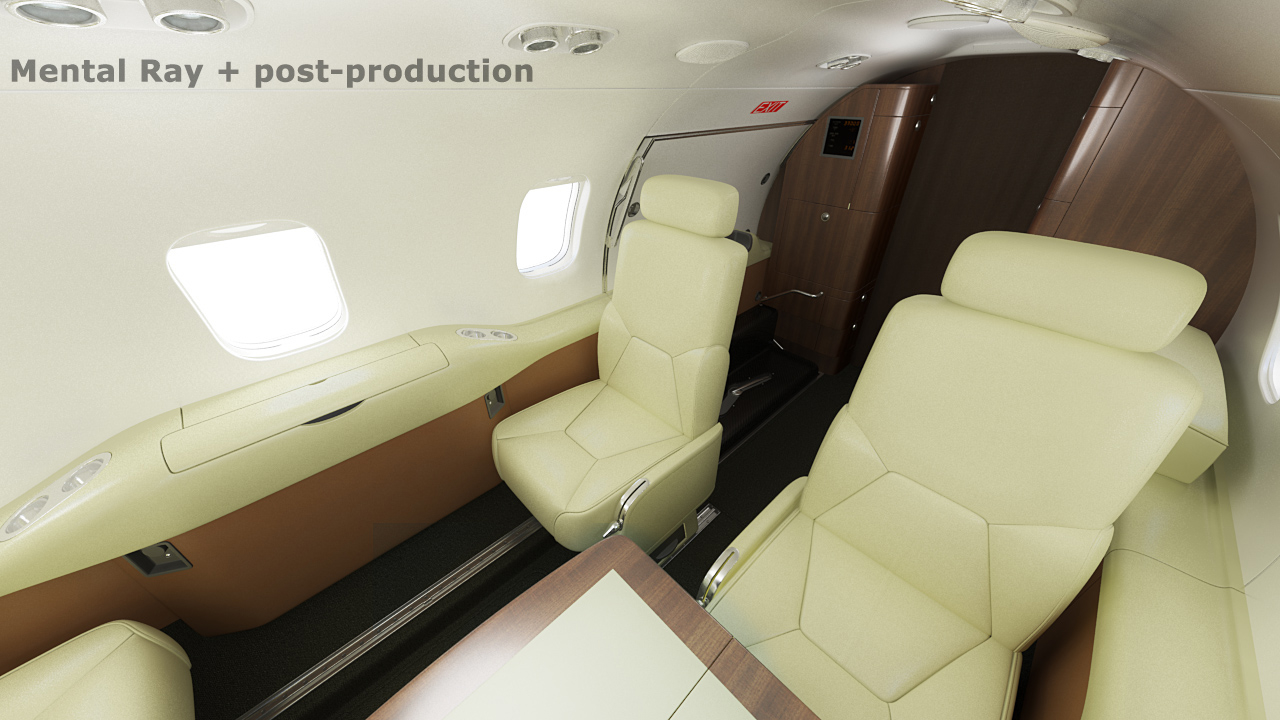 интерьер Learjet 31